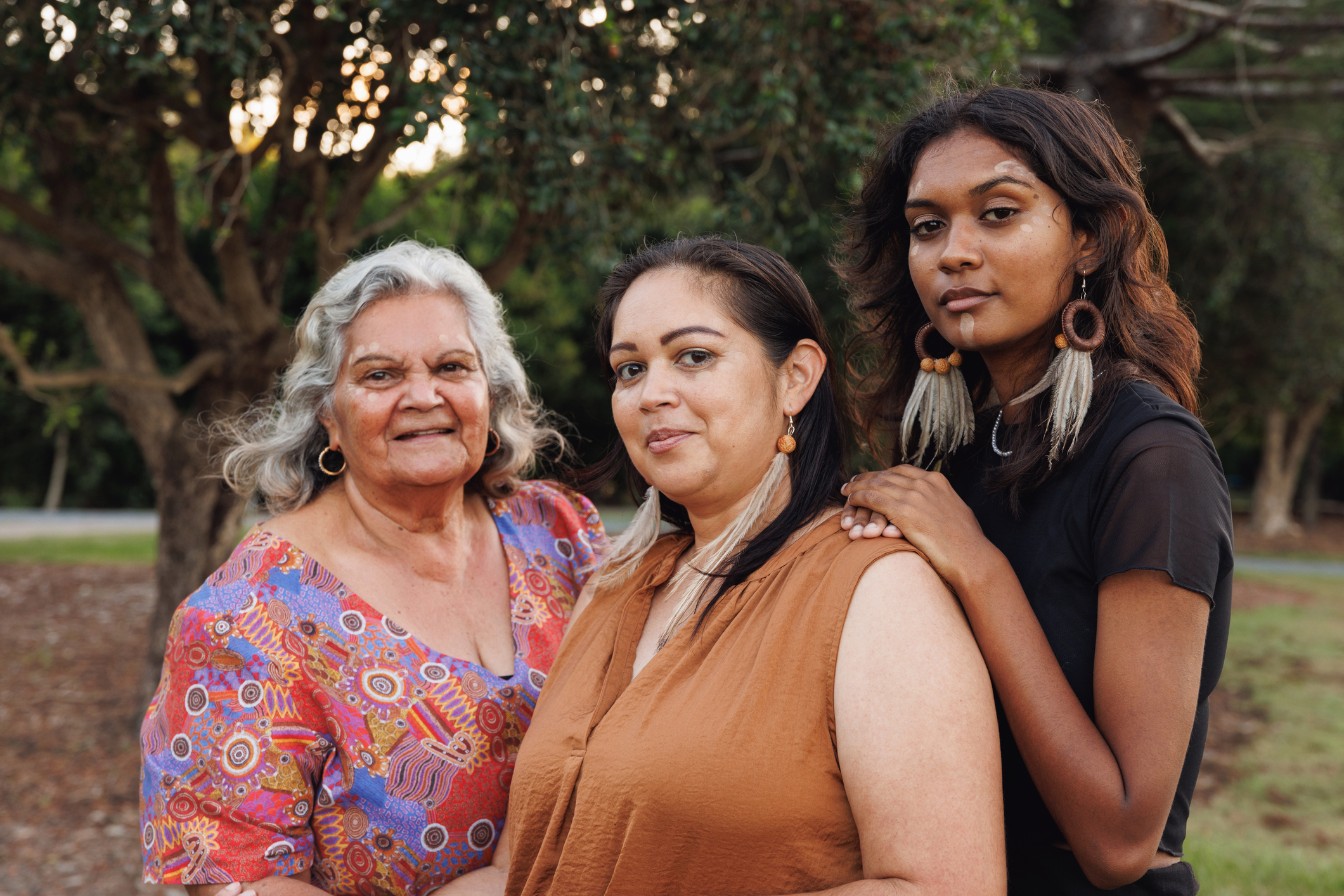 Three Generations Of Aboriginal Australian Women