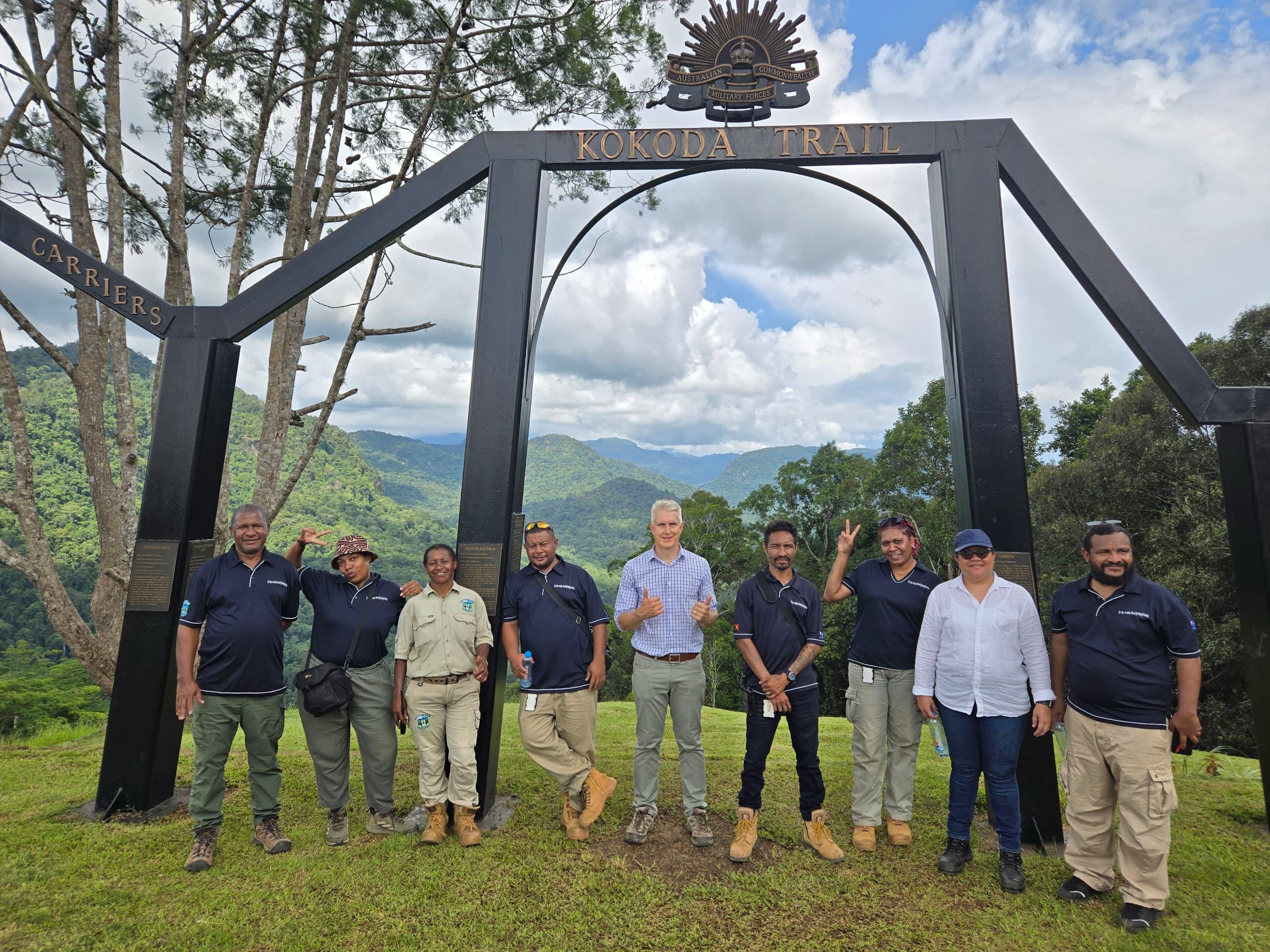 Kokoda track sign