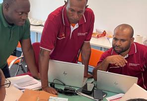 Abt PNG staff at workshop