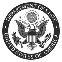 department of state DOS logo bw