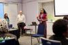 Rayleen speaking at an event